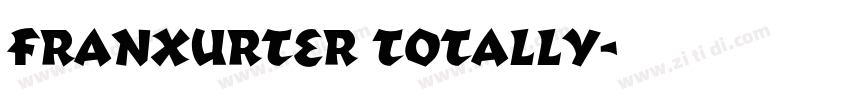 franxurter totally字体转换